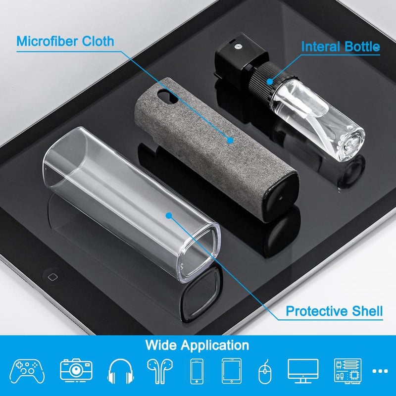 walrfid Screen Cleaner Touchscreen Mist Spray, Cleaning Kit for Electronic Smart Phone TV, Laptop, Tablet, PC, Computer Monitor LCD Flat Screens, Eyeglasses, Compatible with iPhone iPad MacBook Pro - Image 2